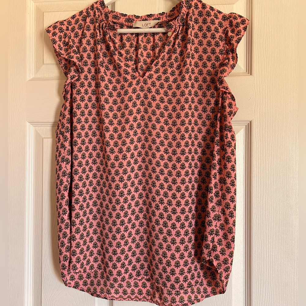 Two Loft summer tops.  Size L.